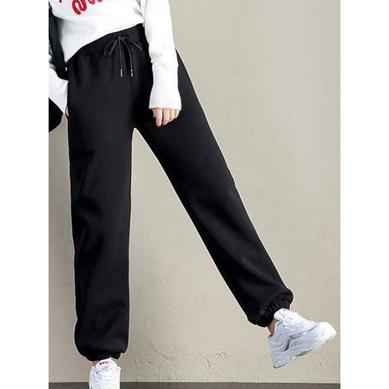Gerdula | Damen Jogginghose Fleece warm Relaxed Fit - Pink - Image 3