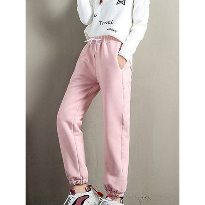 Gerdula | Damen Jogginghose Fleece warm Relaxed Fit - Pink - Image 5