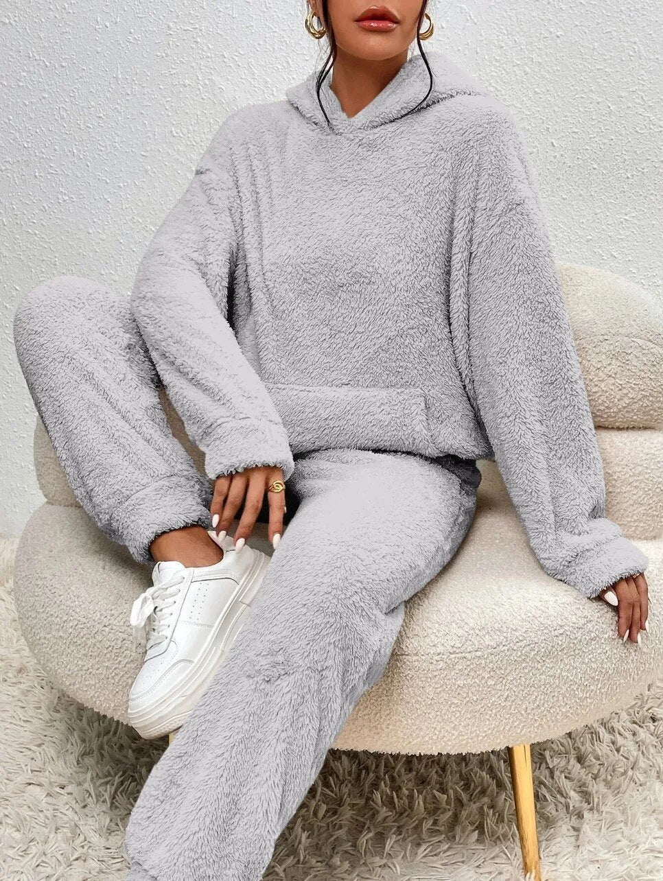 Pullover-Set Damen | Zweiteiliges Loungewear Outfit 10