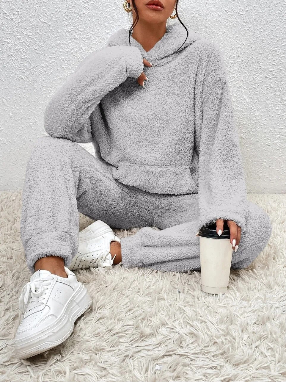 Pullover-Set Damen | Zweiteiliges Loungewear Outfit 13