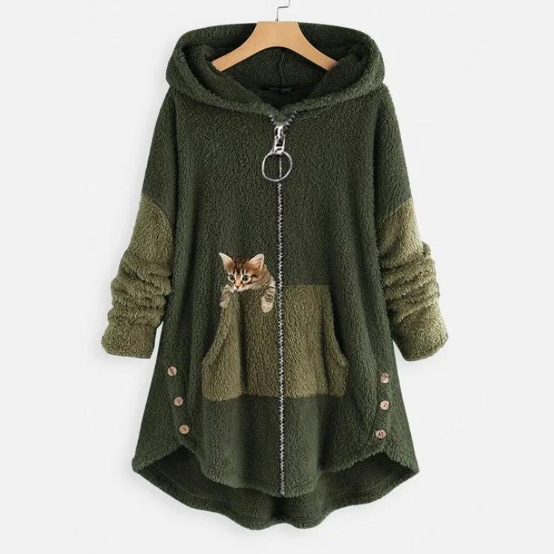 Plüsch-Hoodie Damen | Kuschelig Weich & Warm 3