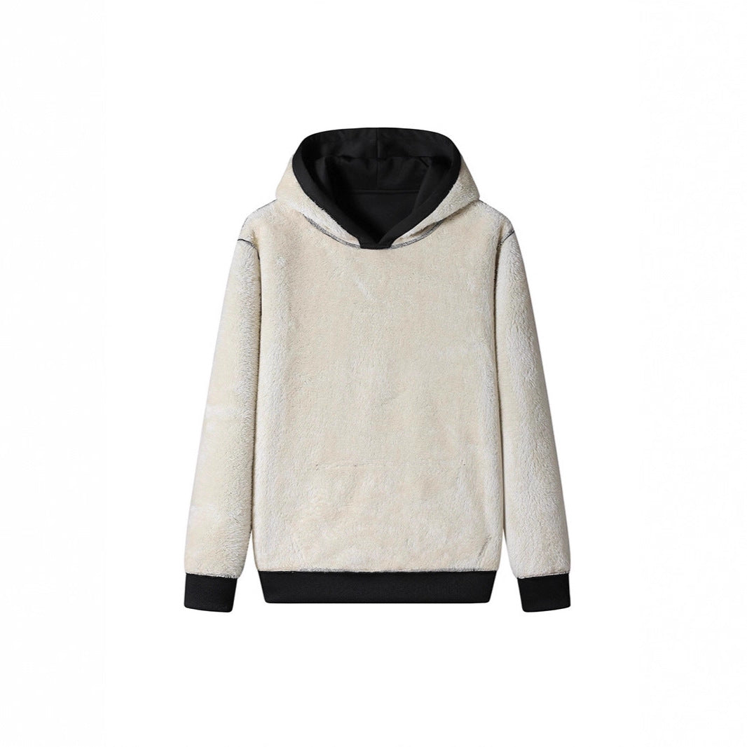 Grevlin | Herren Kapuzenpullover Sherpa gefüttert - Dark Grey - Image 2