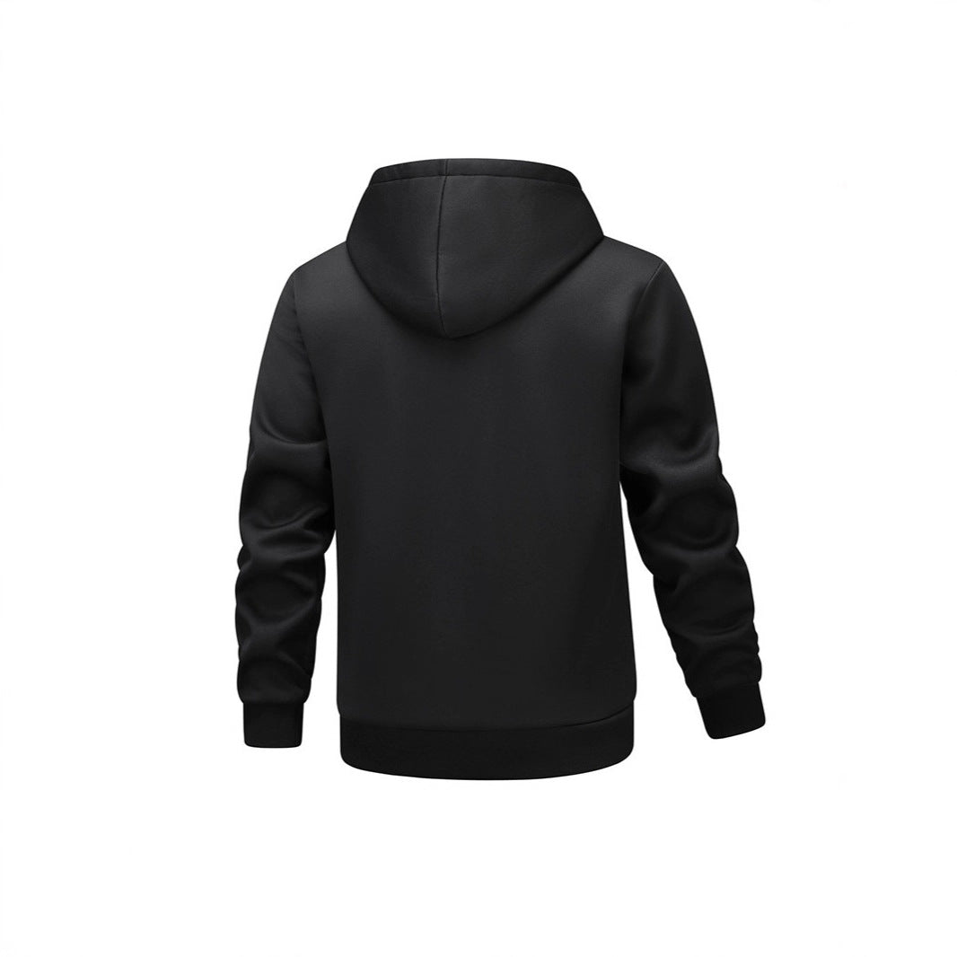 Grevlin | Herren Kapuzenpullover Sherpa gefüttert - Dark Grey - Image 4