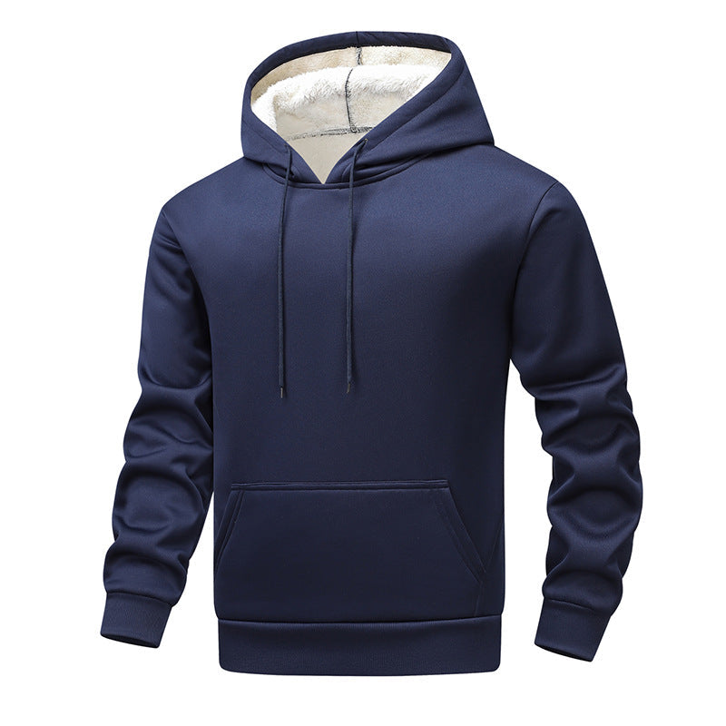 Grevlin | Herren Kapuzenpullover Sherpa gefüttert - Dark Grey - Image 8