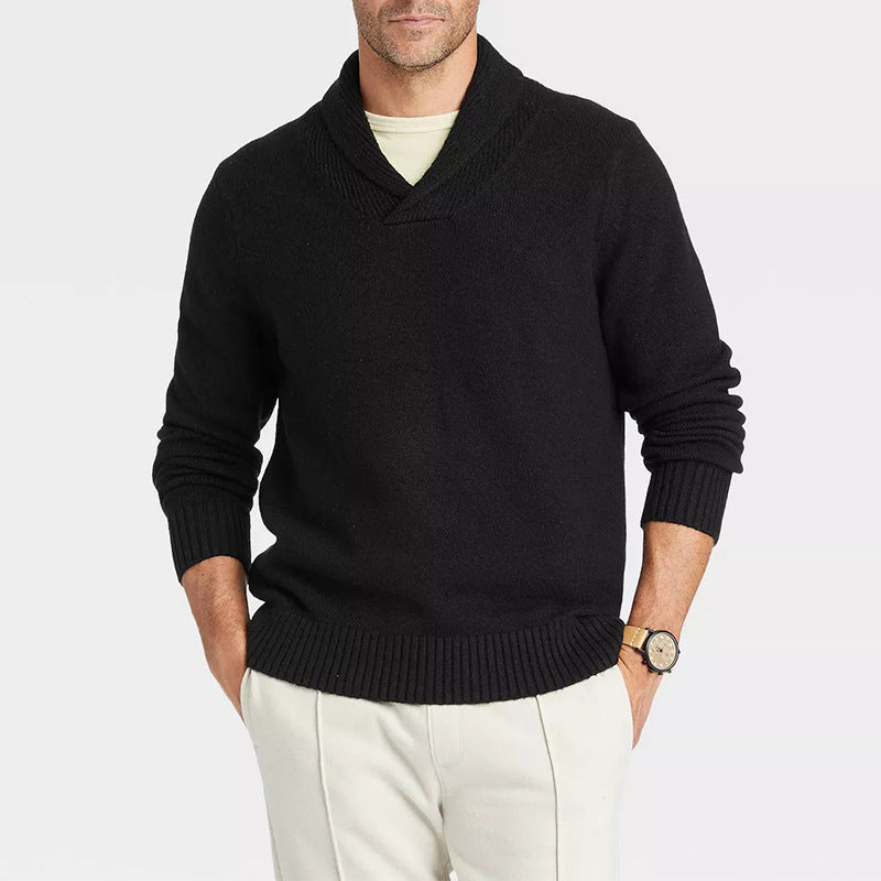 Grevold | Herren Schalkragen-Pullover Strickpullover - Image 2