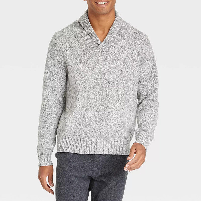 Grevold | Herren Schalkragen-Pullover Strickpullover - Image 3