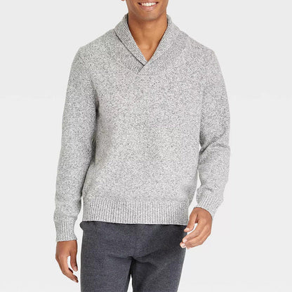 Grevold | Herren Schalkragen-Pullover Strickpullover - Image 3
