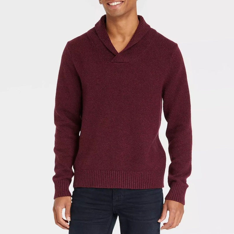 Grevold | Herren Schalkragen-Pullover Strickpullover - Image 4