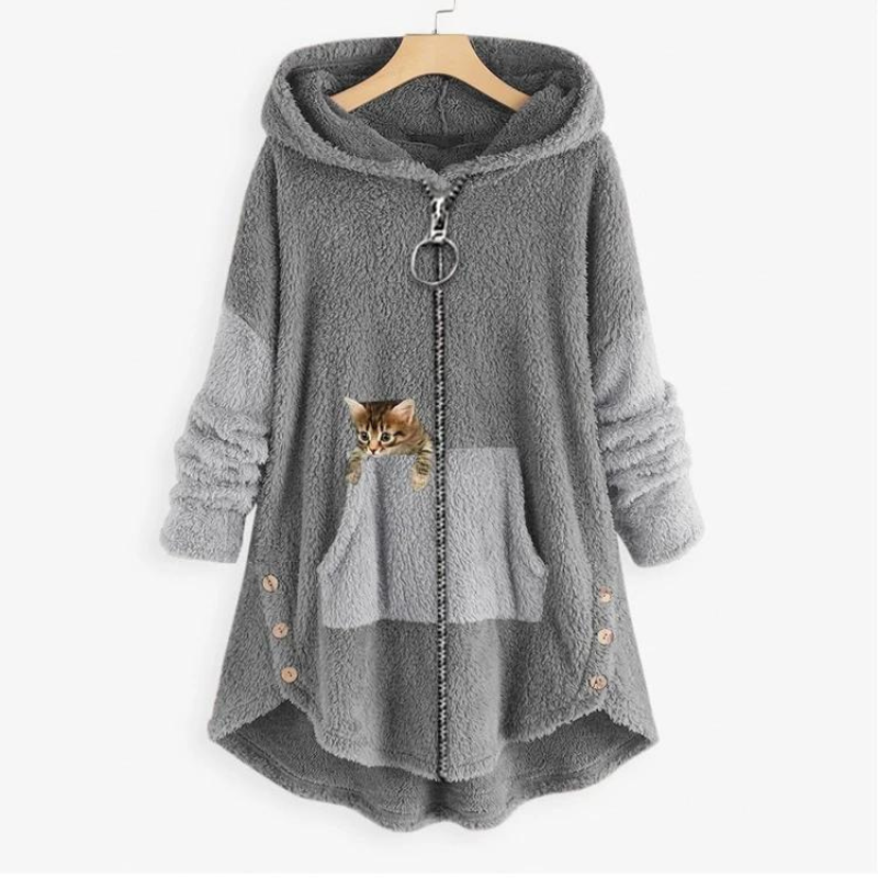 Plüsch-Hoodie Damen | Kuschelig Weich & Warm 1