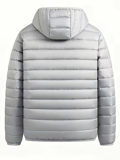 Grimbert | Herren Steppjacke mit Kapuze - Olive Green - Image 5
