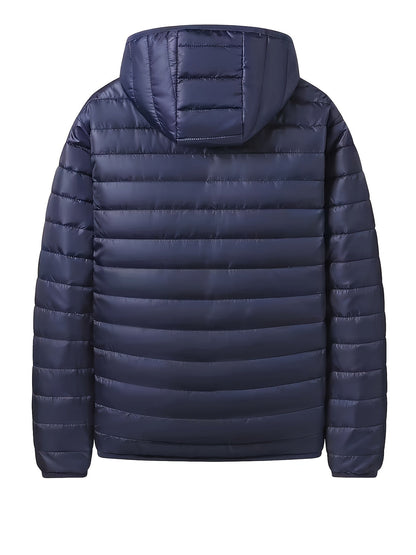 Grimbert | Herren Steppjacke mit Kapuze - Olive Green - Image 6