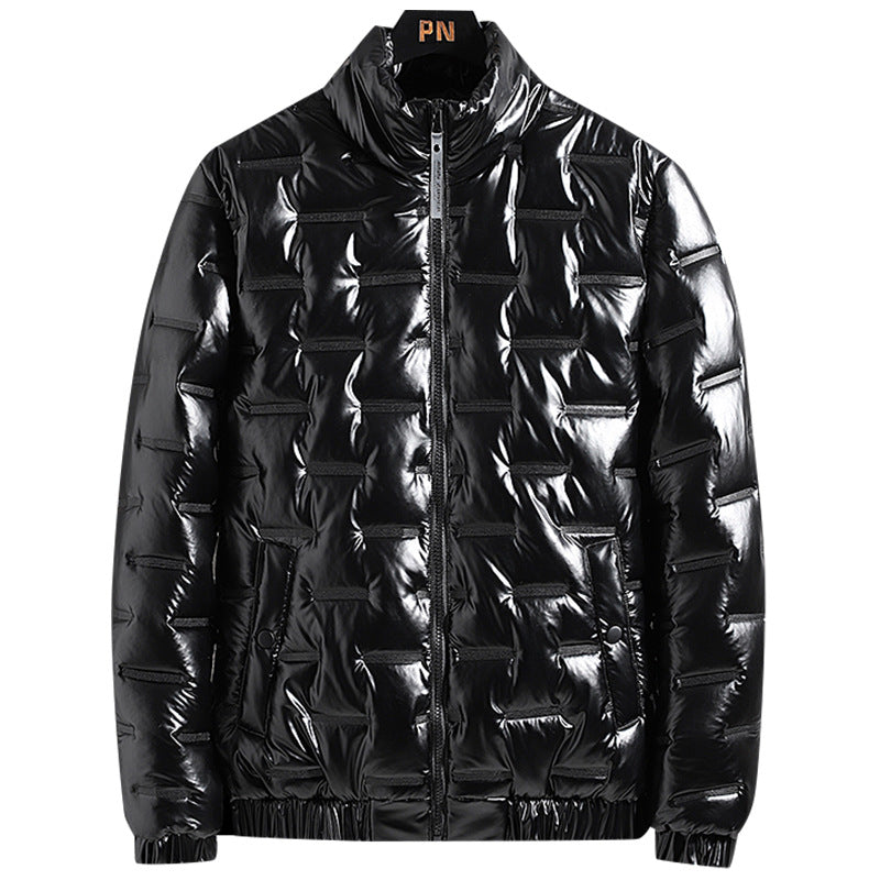 Halvrek | Herren Steppjacke Glänzend Wattiert - Black - Image 1