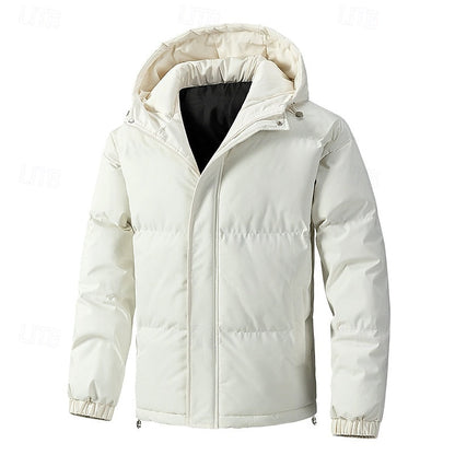 Halvrik | Herren Steppjacke mit Kapuze Winterjacke - Sage - Image 7