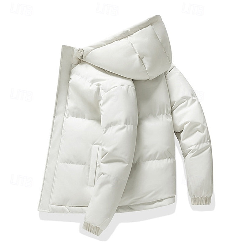 Halvrik | Herren Steppjacke mit Kapuze Winterjacke - Sage - Image 8