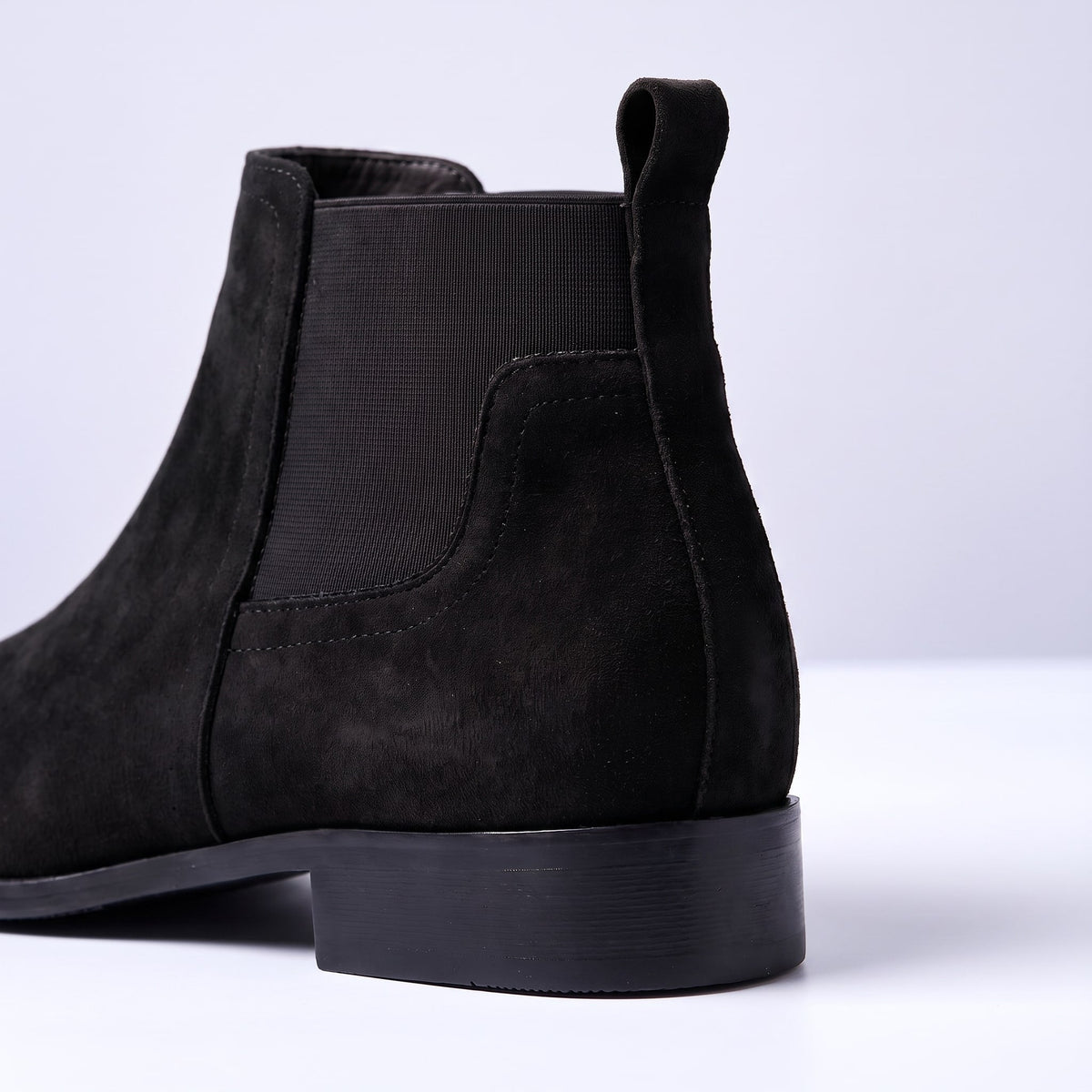 Herren Chelsea Boots Bequem Elastischer Seiteneinsatz Schlupf 7