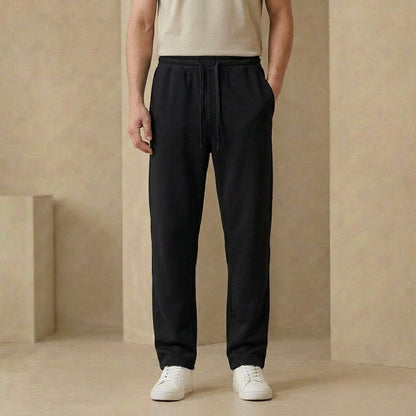 Herren Jogginghose Relaxed Fit Straight Leg Tunnelzug 2