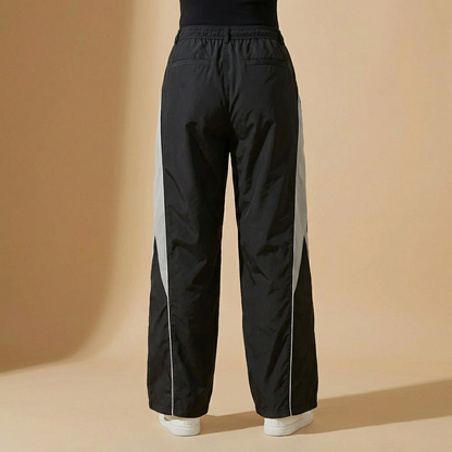 Damen Parachute Hose Lockeres Bein Streetwear Jogger 2
