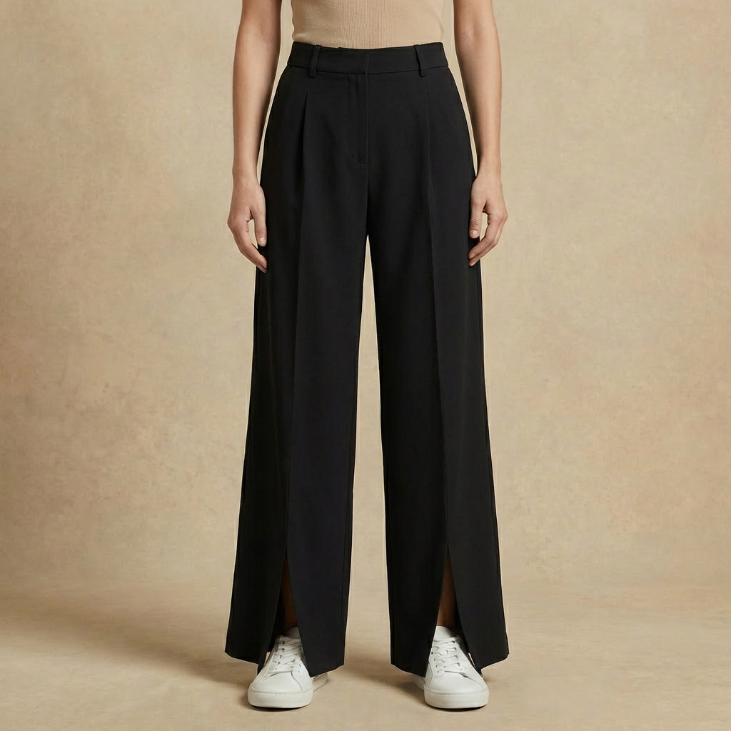 Hose Damen | Hoher Bund & Weites Bein 3