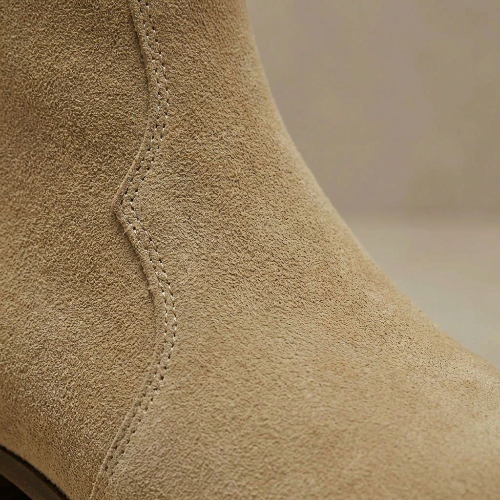 Damen Chelsea Boots Western-Style gepolsterte Sohle 4