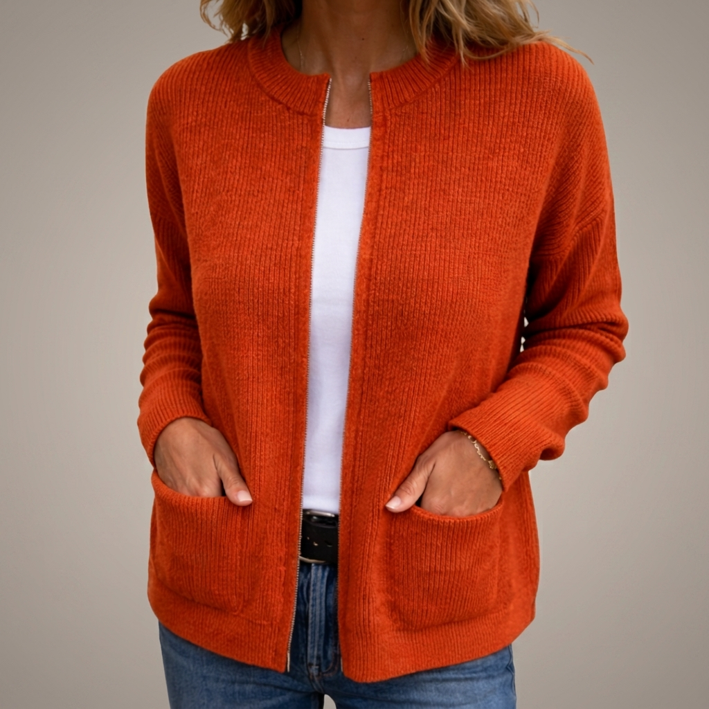 Strickjacke Damen | Mit Taschen & Lässiger Passform 4