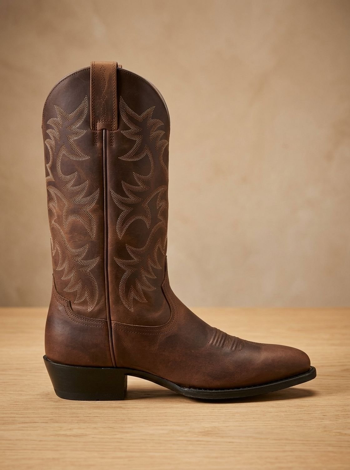 Hildrun | Damen Bestickte Western Cowboy Stiefel - Black - Image 10