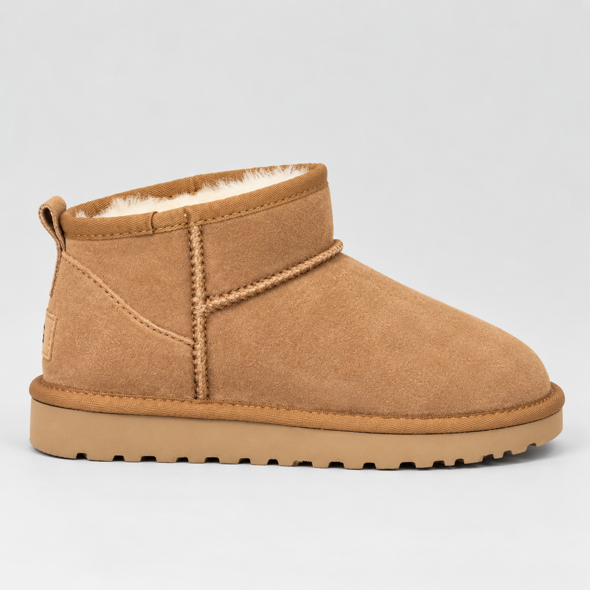 Ilvorna | Damen Gefütterte Stiefeletten Wildleder - Camel - Image 1