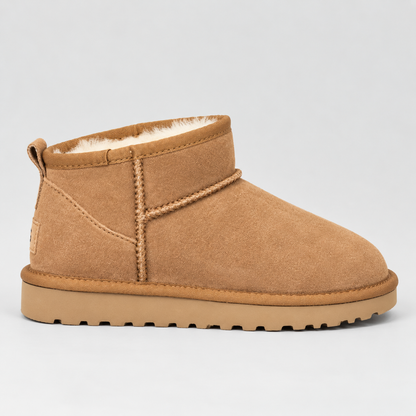 Ilvorna | Damen Gefütterte Stiefeletten Wildleder - Camel - Image 1