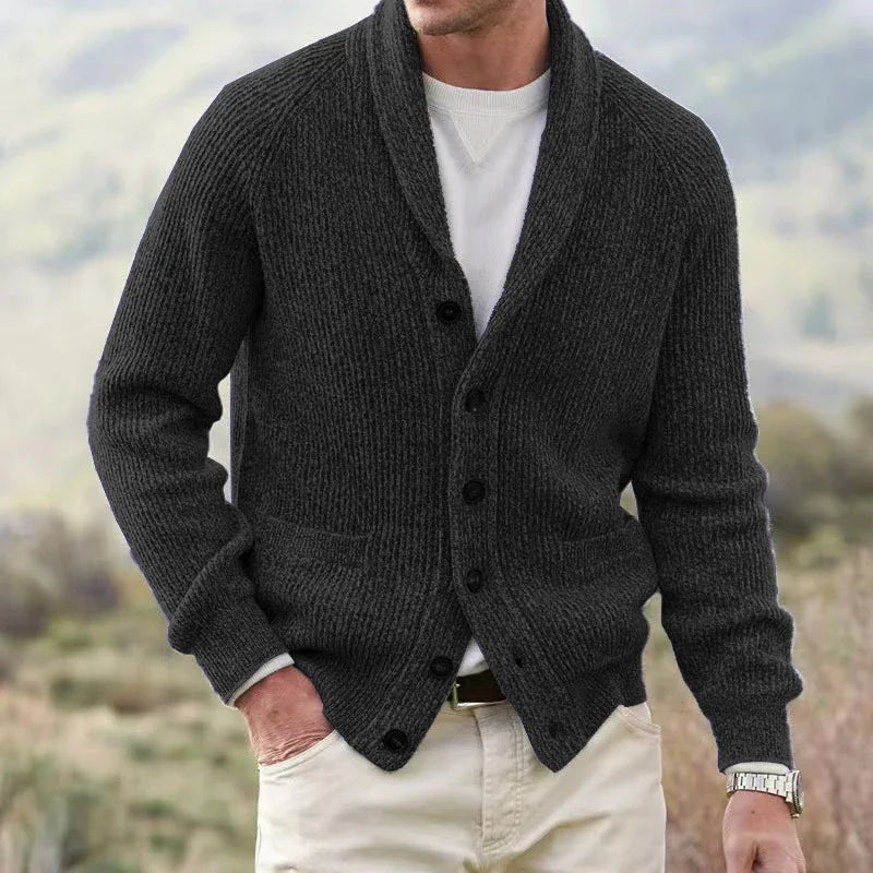 Strickjacke Damen | Mit Schalkragen & Knopfleiste 3