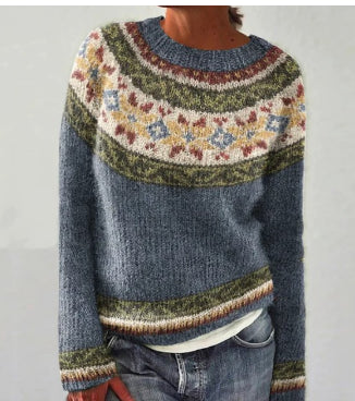 Strickpullover Damen | Rundhalsausschnitt & Lockere Passform 2