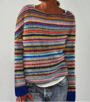 Strickpullover Damen | Rundhalsausschnitt & Lockere Passform 5