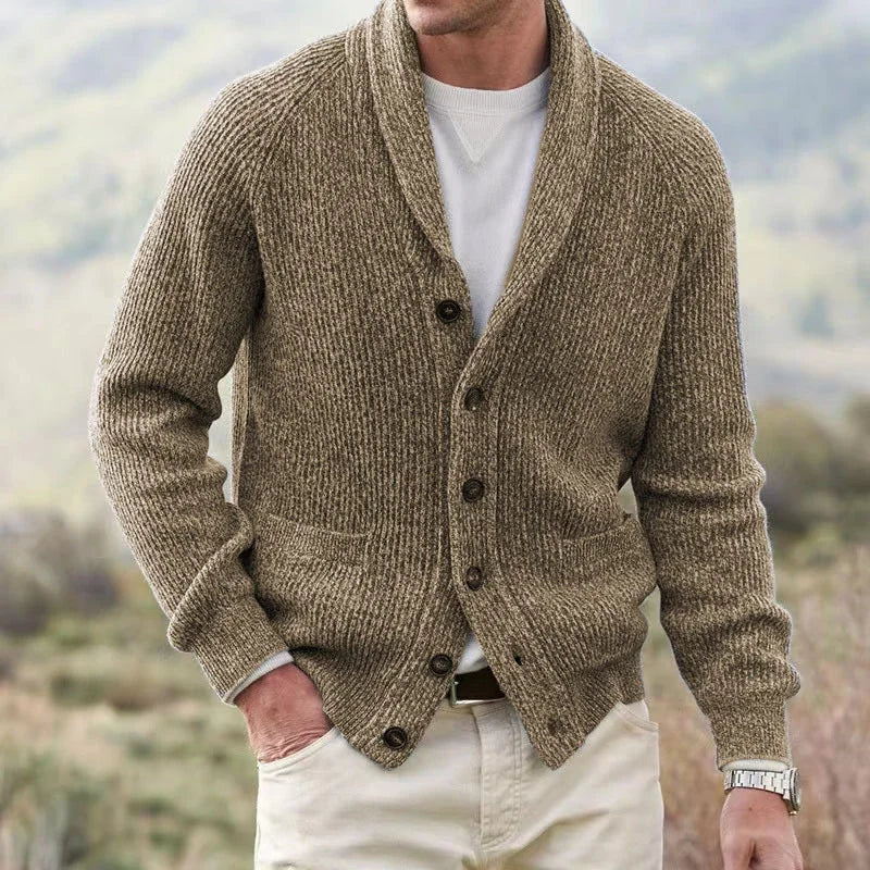 Strickjacke Damen | Mit Schalkragen & Knopfleiste 2