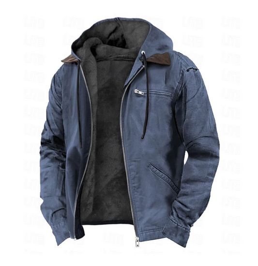 Herbstjacke Herren | Mit Kapuze & Kordelzug