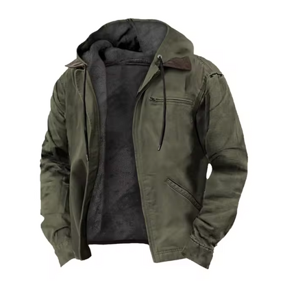 Herbstjacke Herren | Mit Kapuze & Kordelzug