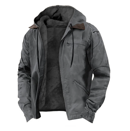 Herbstjacke Herren | Mit Kapuze & Kordelzug