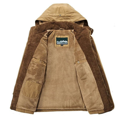 Winterjacke Herren | Mit Kapuze & Fellfutter 6