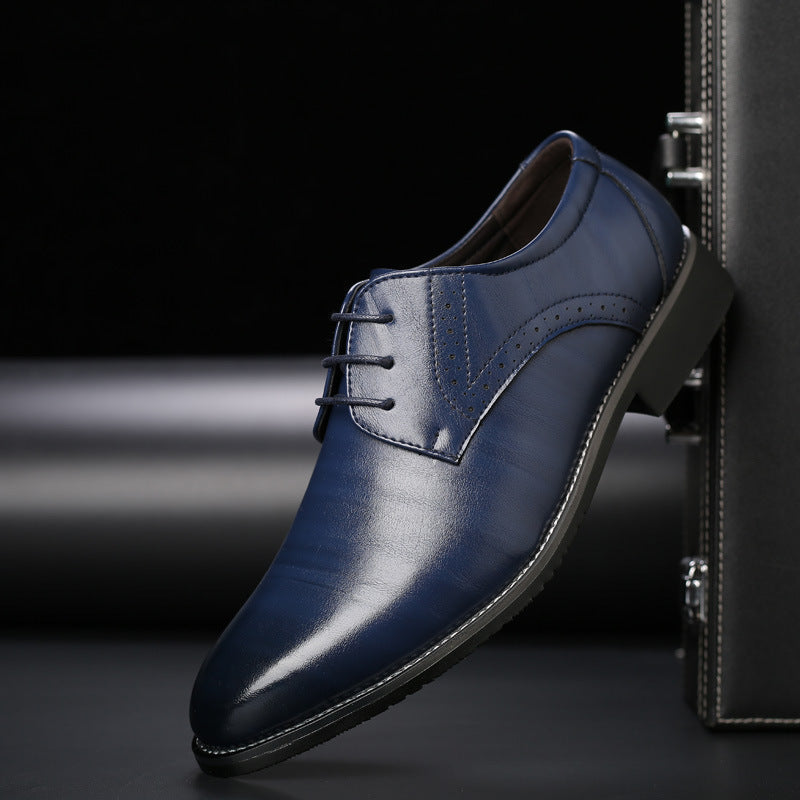 Schnürschuhe Herren | Business-Look mit Brogue-Details 3