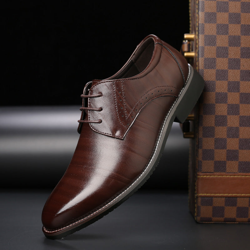 Schnürschuhe Herren | Business-Look mit Brogue-Details 2