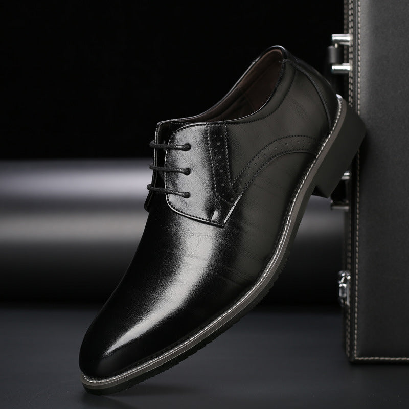 Schnürschuhe Herren | Business-Look mit Brogue-Details 1
