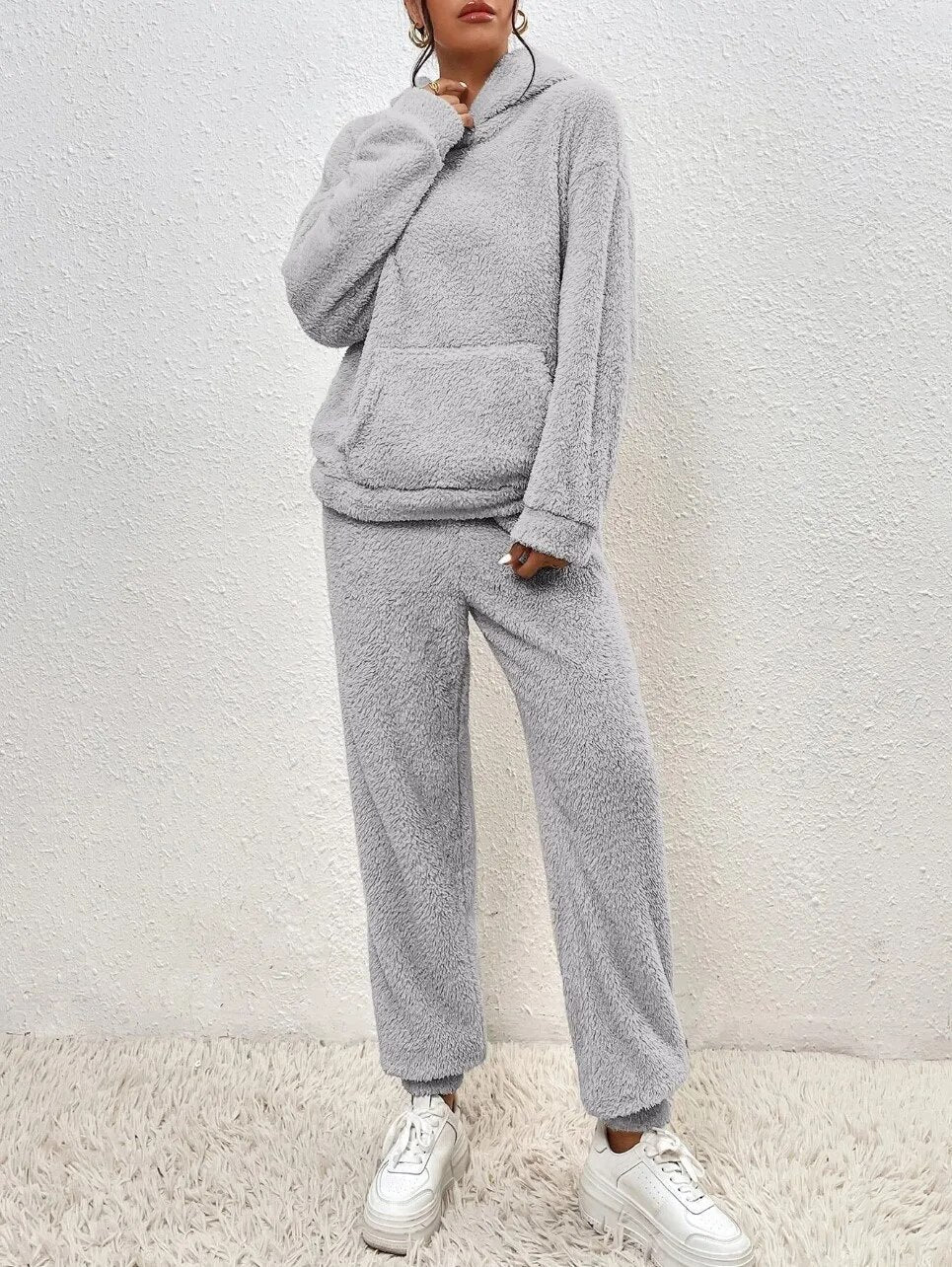 Pullover-Set Damen | Zweiteiliges Loungewear Outfit 12