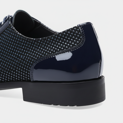 Herren Oxford Schnürschuhe Elegante Spitze Businessschuhe 8