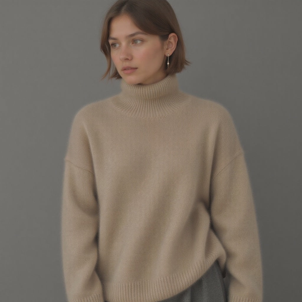 Rollkragenpullover Damen | Oversize & Kuschelig Weich 3