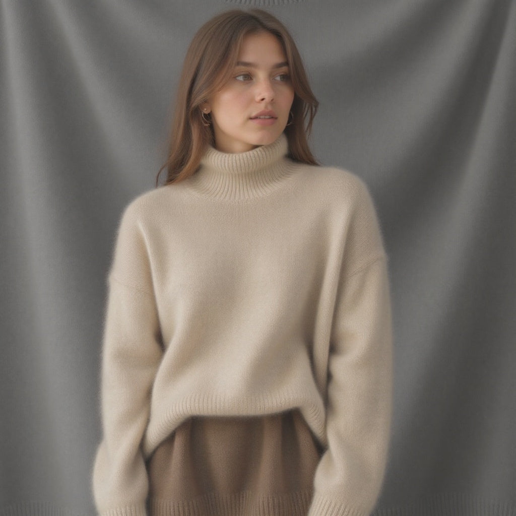 Rollkragenpullover Damen | Oversize & Kuschelig Weich 2