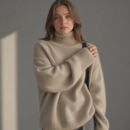 Rollkragenpullover Damen | Oversize & Kuschelig Weich 7