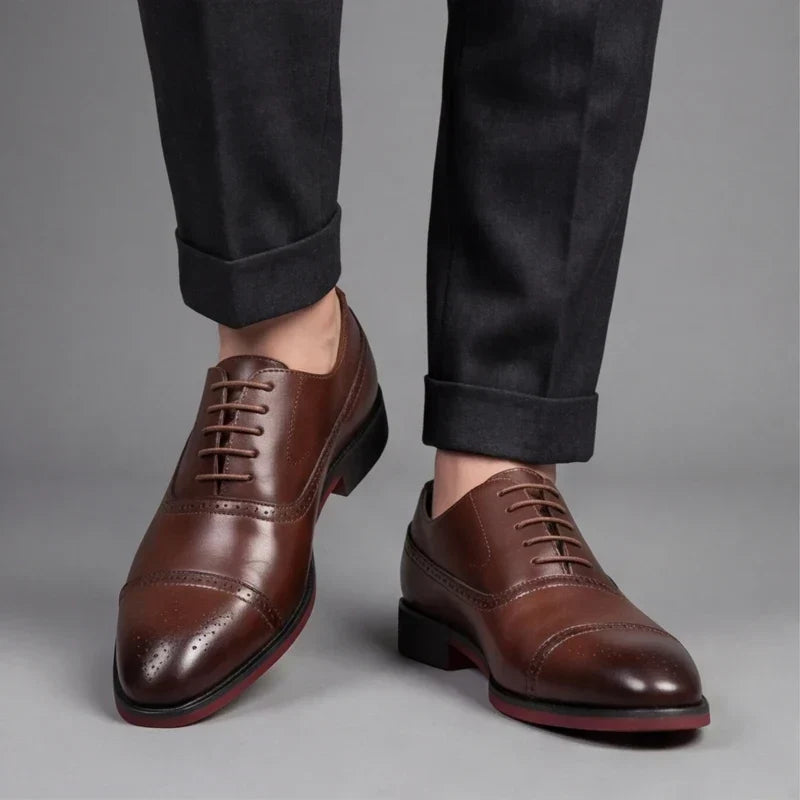 Oxford Schuhe Herren | Brogue-Design & Gepolstert 12
