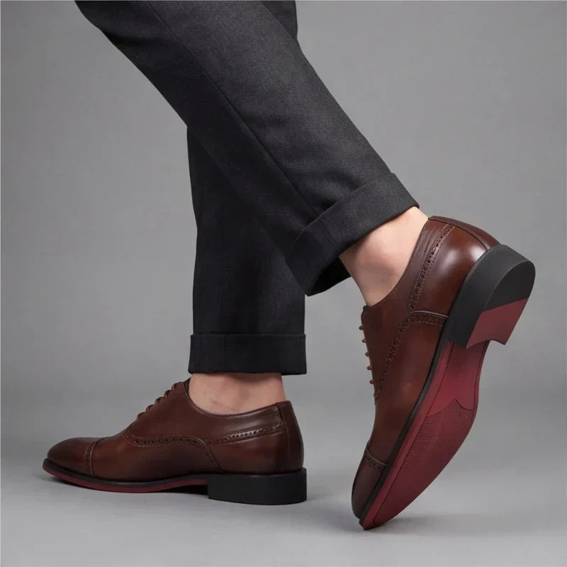 Oxford Schuhe Herren | Brogue-Design & Gepolstert 10