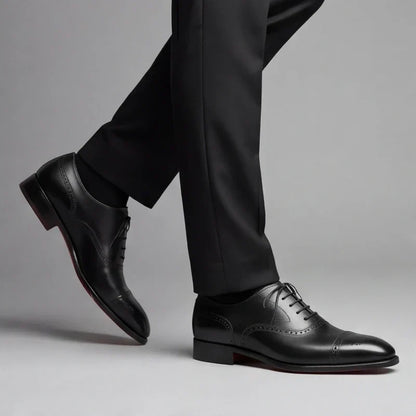 Oxford Schuhe Herren | Brogue-Design & Gepolstert 6