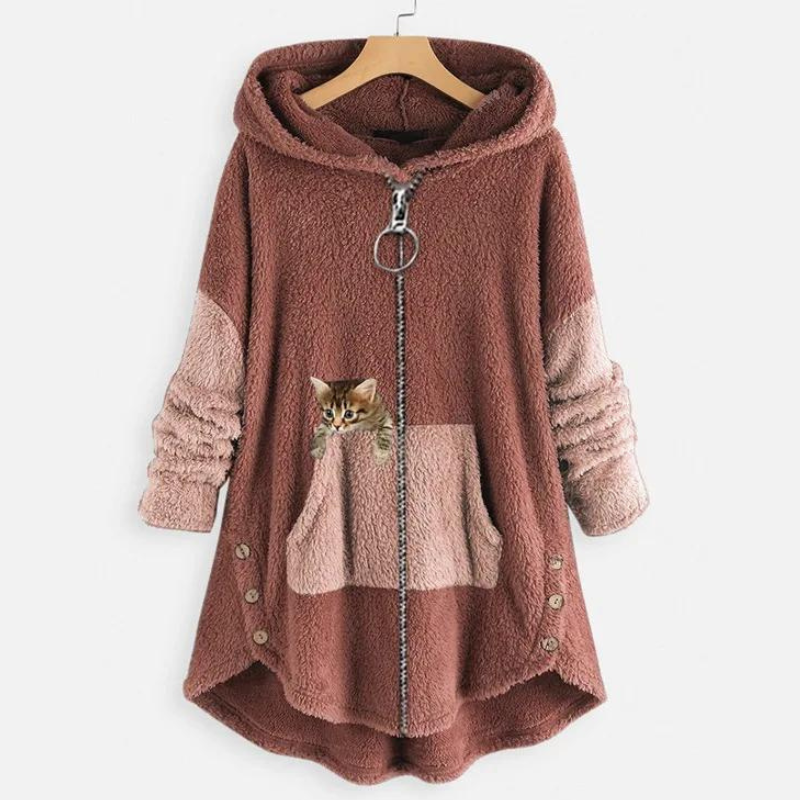 Plüsch-Hoodie Damen | Kuschelig Weich & Warm 4