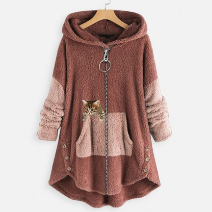 Plüsch-Hoodie Damen | Kuschelig Weich & Warm 4