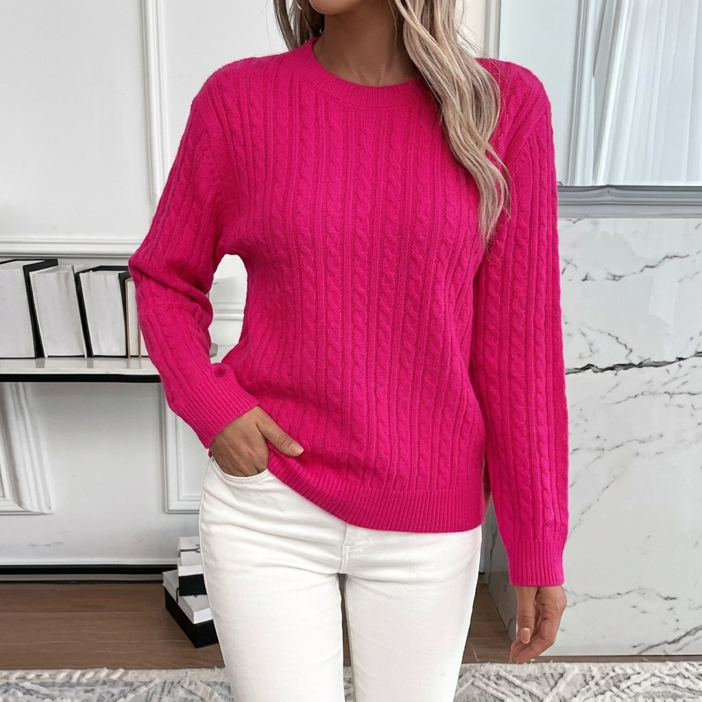 Strickpullover Damen | Zopfmuster & Gemütliche Wärme 17