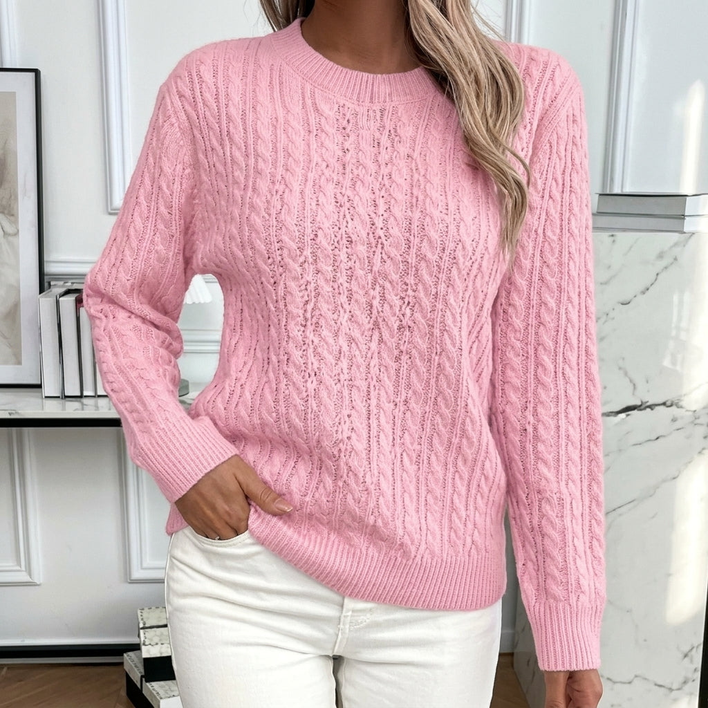 Strickpullover Damen | Zopfmuster & Gemütliche Wärme 13